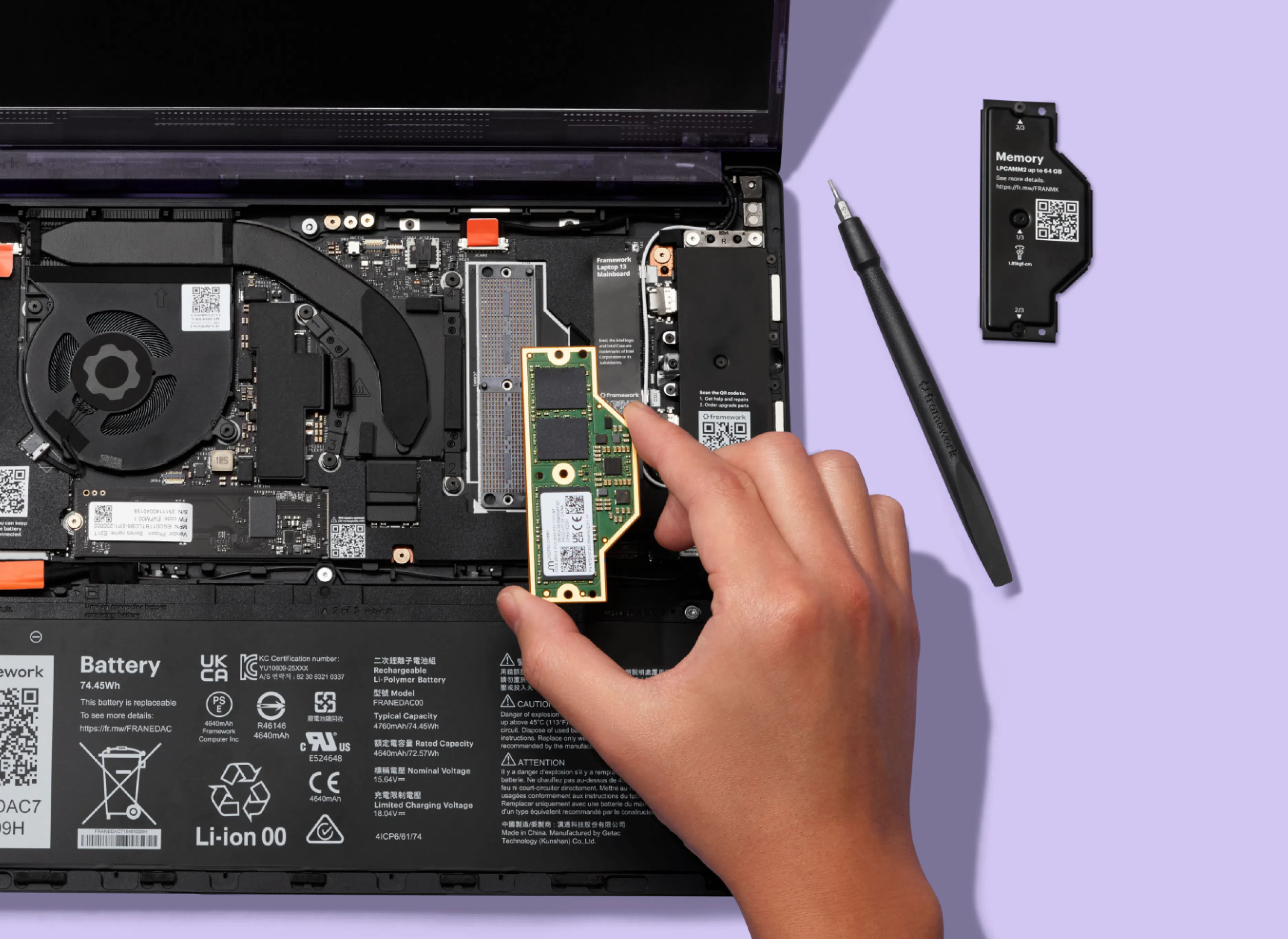 Framework | Framework Laptop 13 Pro Deep Dive - LPCAMM2
